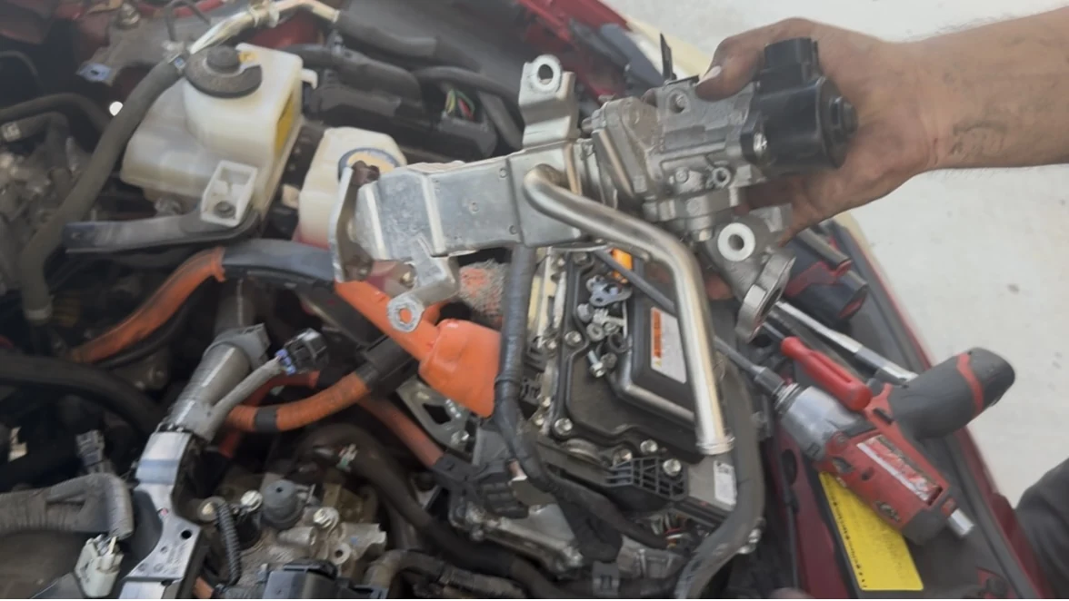 Prius EGR service work in progress